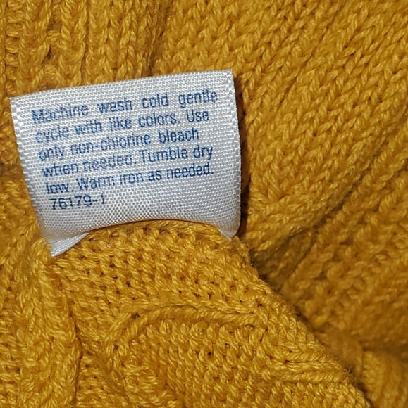 St. John's Bay, Mustard Yellow, Size M - Picture 5 of 7